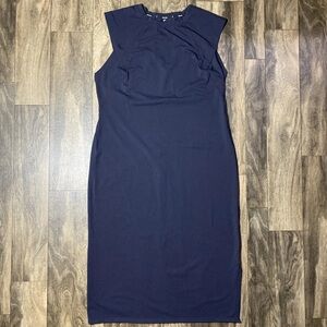 Public Rec Go-To Dress Women's XL Black Pima Cotton Blend Stretch T-Shirt Dress